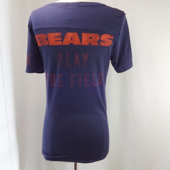 VS PINK Blue Chicago Bears Jersey Size Medium - Picture 3 of 13